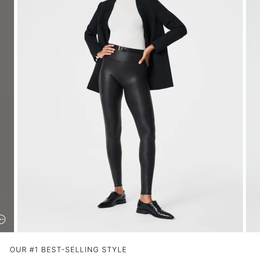 SPANX faux leather leggings